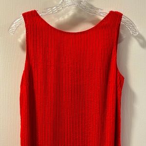 Gorgeous Free People glistening beaded red dress. Size 4. NWT.